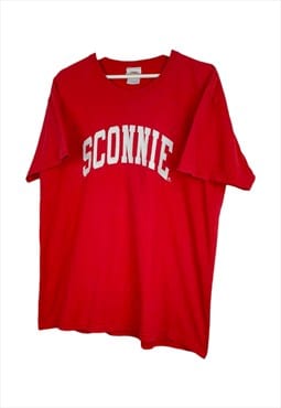 Vintage Sconnie T-Shirt in Red L