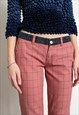 VINTAGE Y2K CHECKERED LOW RISE PANTS