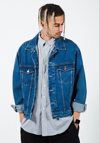 VINTAGE 80S WRANGLER BASIC DENIM JACKET / 7503
