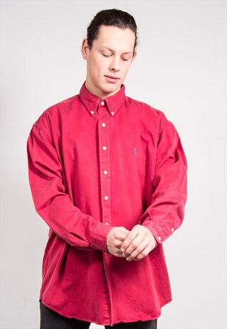VINTAGE 90'S RED RALPH LAUREN OVERSIZE SHIRT