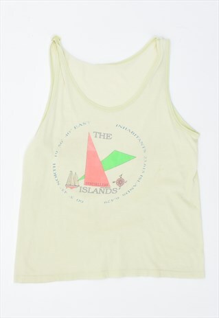 VINTAGE 90'S VEST TOP GREEN