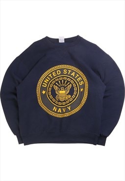 Vintage 90's Navy Sweatshirt US Navy Heavyweight Crewneck