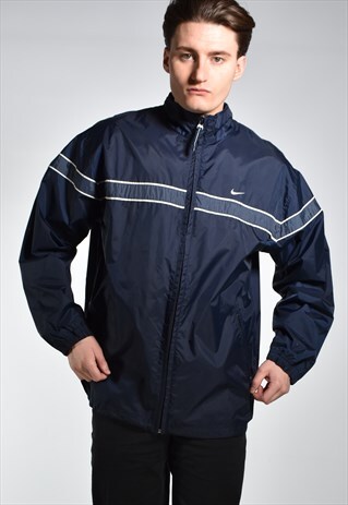 VINTAGE 1990S NIKE FULL ZIP WINDBREAKER JACKET