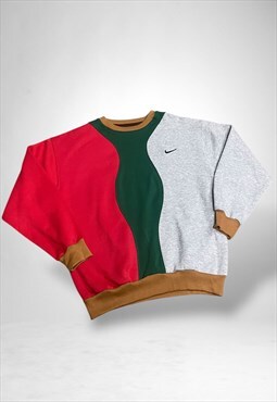 Reworked Nike Embroidered Sweatshirt