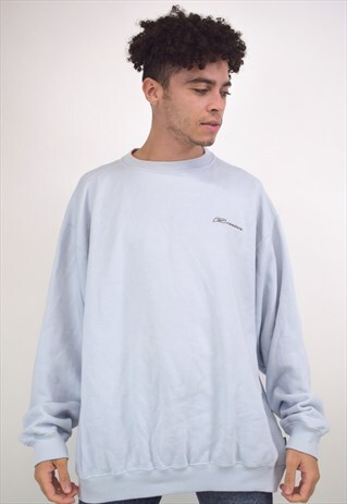 VINTAGE 90S REEBOK LIGHT BLUE SWEATER