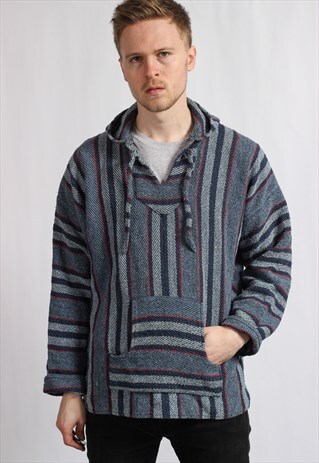 VINTAGE BAJA MEXICAN HOODIE