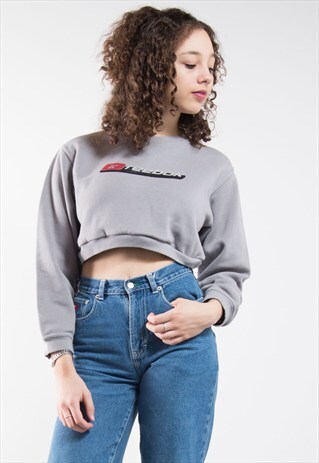 90'S REEBOK CROPPED SWEATSHIRT SWEATER