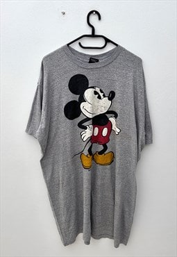 Vintage Disney Mickey Mouse grey T-shirt XXXL