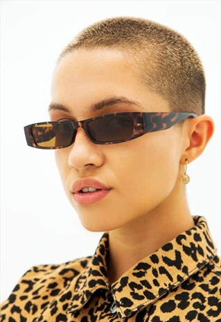 IGGY - FUTURISTIC VISOR TORTOISESHELL SUNGLASSES