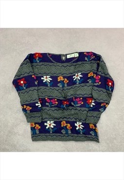 Vintage Knitted Jumper Women's M