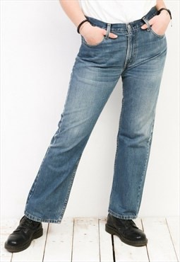 Vintage LEVI 505 Denim Jeans Straight Fit Trousers W32 L30
