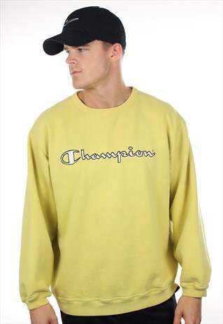 VINTAGE CHAMPION USA SPELL OUT SWEATSHIRT JUMPER