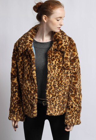 VINTAGE FAUX FUR JACKET