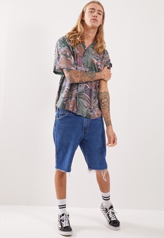 VINTAGE PATTERNED FESTIVAL SHORT SLEEVE SHIRT
