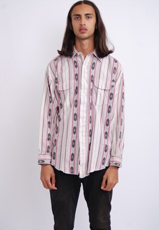 VINTAGE AZTEC PRINT SHIRT