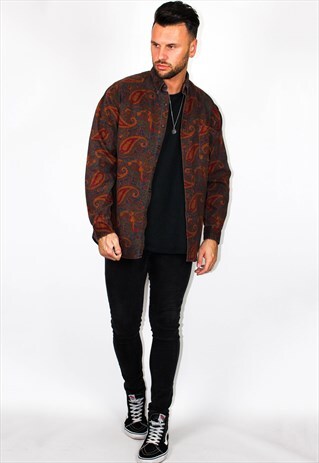 VINTAGE PAISLEY PRINT SHIRT