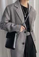 MEN'S LEATHER VERTICAL SMALL SQUARE BAG