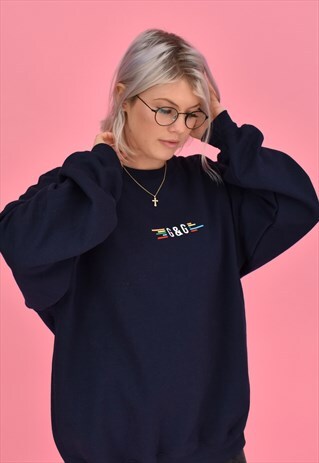 G&G UNISEX NAVY ORIGINAL SOUND SWEAT EM