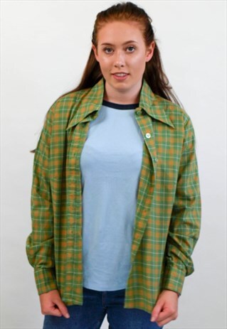 VINTAGE ABSTRACT PATTERN SHIRT