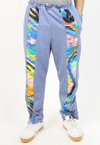 VINTAGE ADIDAS AMAZING PATTERNED TRACKSUIT BOTTOMS