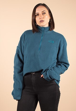 VINTAGE THE NORTH FACE 1/4 ZIP FLEECE /R30012