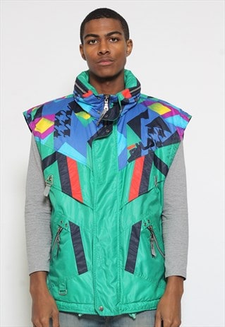VINTAGE FILA QUILTED GILET