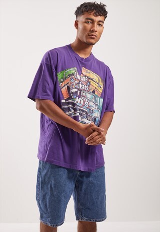 VINTAGE CHROME CRUISERS GRAPHIC T-SHIRT