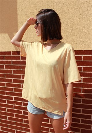 VINTAGE YELLOW BLOUSE SPRING