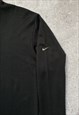 NIKE DRI FIT 1/2 ZIP JUMPER LONGSLEEVE TEE SHIRT