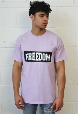 MAUVE FREEDOM T-SHIRT