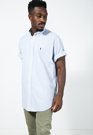 VINTAGE 80S POLO RALPH LAUREN SHORT SLEEVE SHIRT/ S4373