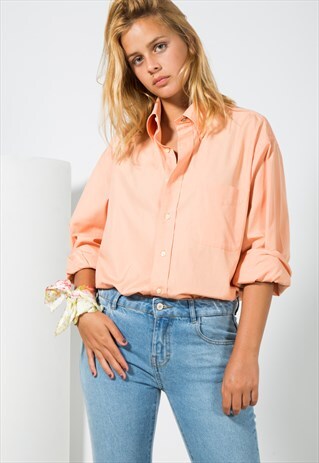 VINTAGE 80S TOMMY HILFIGER SHIRT / S4578