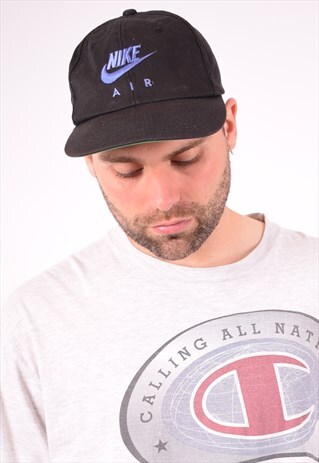 NIKE MENS VINTAGE CAP ONE SIZE BLACK 90S