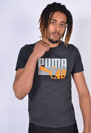 VINTAGE PUMA T-SHIRT BLACK