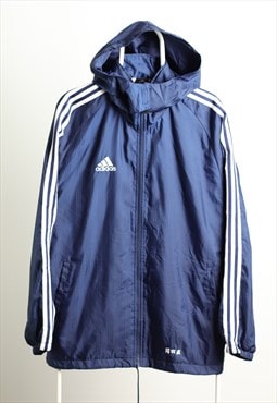 Vintage Adidas Sportswear Shell Logo Jacket  Navy Blue