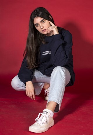 G&G UNISEX NAVY LINO SWEAT