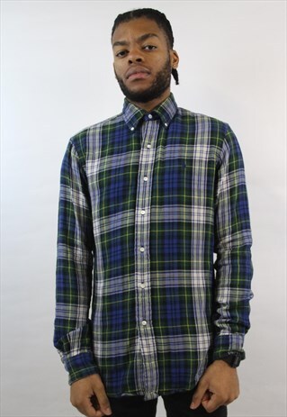 VINTAGE RALPH LAUREN BLUE CHECK SHIRT