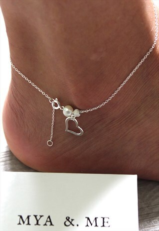 LOVE ANKLET 925 STERLING SILVER