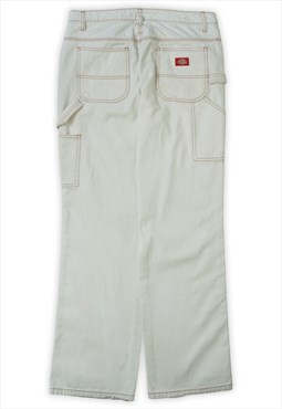 Vintage Dickies Workwear Cream Painter Trousers Womens