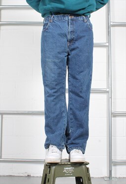 Vintage Dickies Denim Jeans in Blue Carpenter Trousers W40