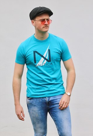 NAUTICA USA 90S VINTAGE T SHIRT