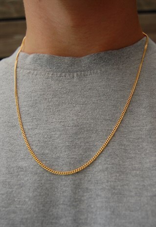 24" GOLD STAINLESS STEEL CHAIN