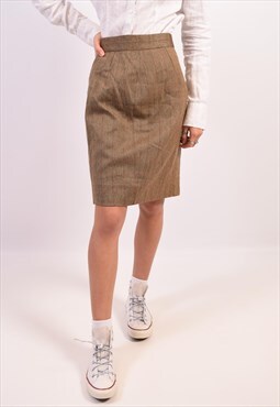 Vintage Moschino A-Line Skirt Khaki
