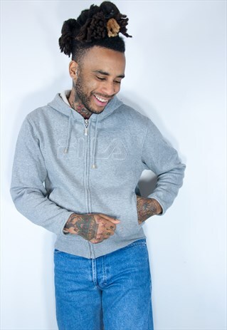FILA VINTAGE HOODIE GREY