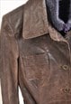 VINTAGE 00S SUEDE LEATHER COAT