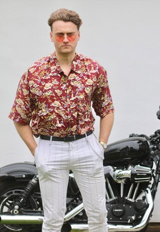 SUMMA 90S USA HULA LUAU VINTAGE SHIRT