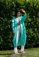 MINT CUT OUT FUTURISTIC TECHWEAR OVERSIZED JACKET 