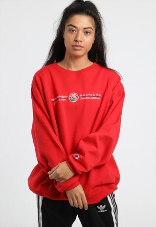 90S CHAMPION EMBROIDERED SWEATSHIRT