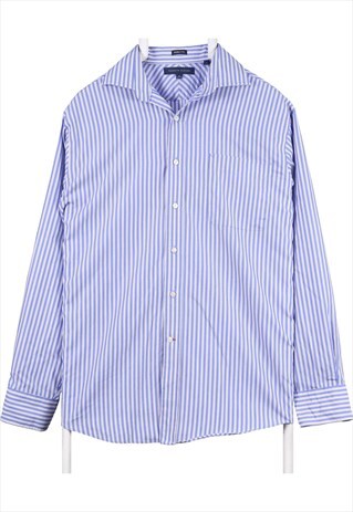 Vintage 90's Tommy Hilfiger Shirt Striped Long Sleeve Button
