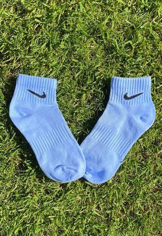 PASTEL BLUE NIKE ANKLE SOCKS